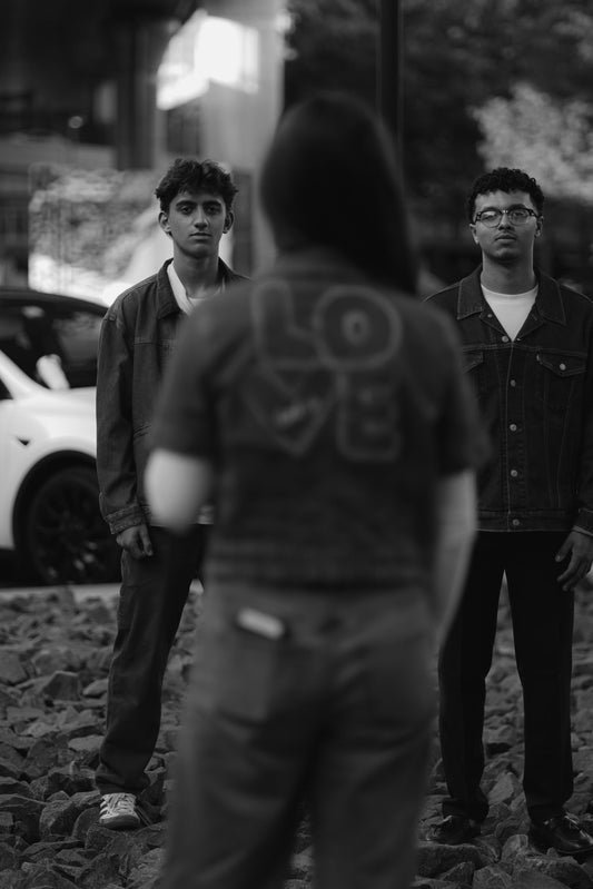 Short sleeve jean jacket + Design small